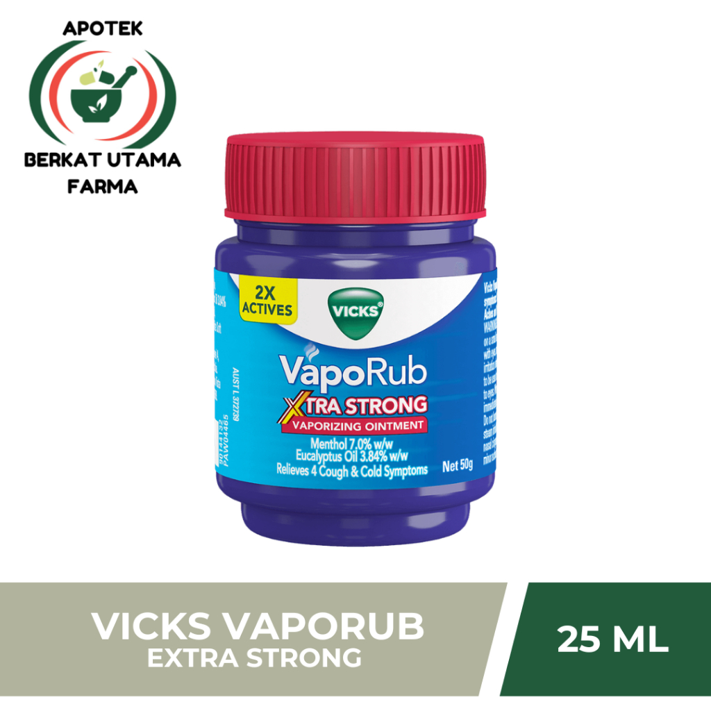 Jual VICKS VAPORUB EXTRA STRONG 25g | Shopee Indonesia