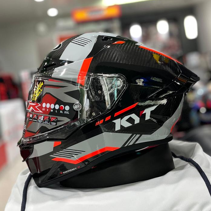 Jual Kyt R1R Helm Racing Carbon 2026 Ultra Carbon 100% FREE PINLOCK ...