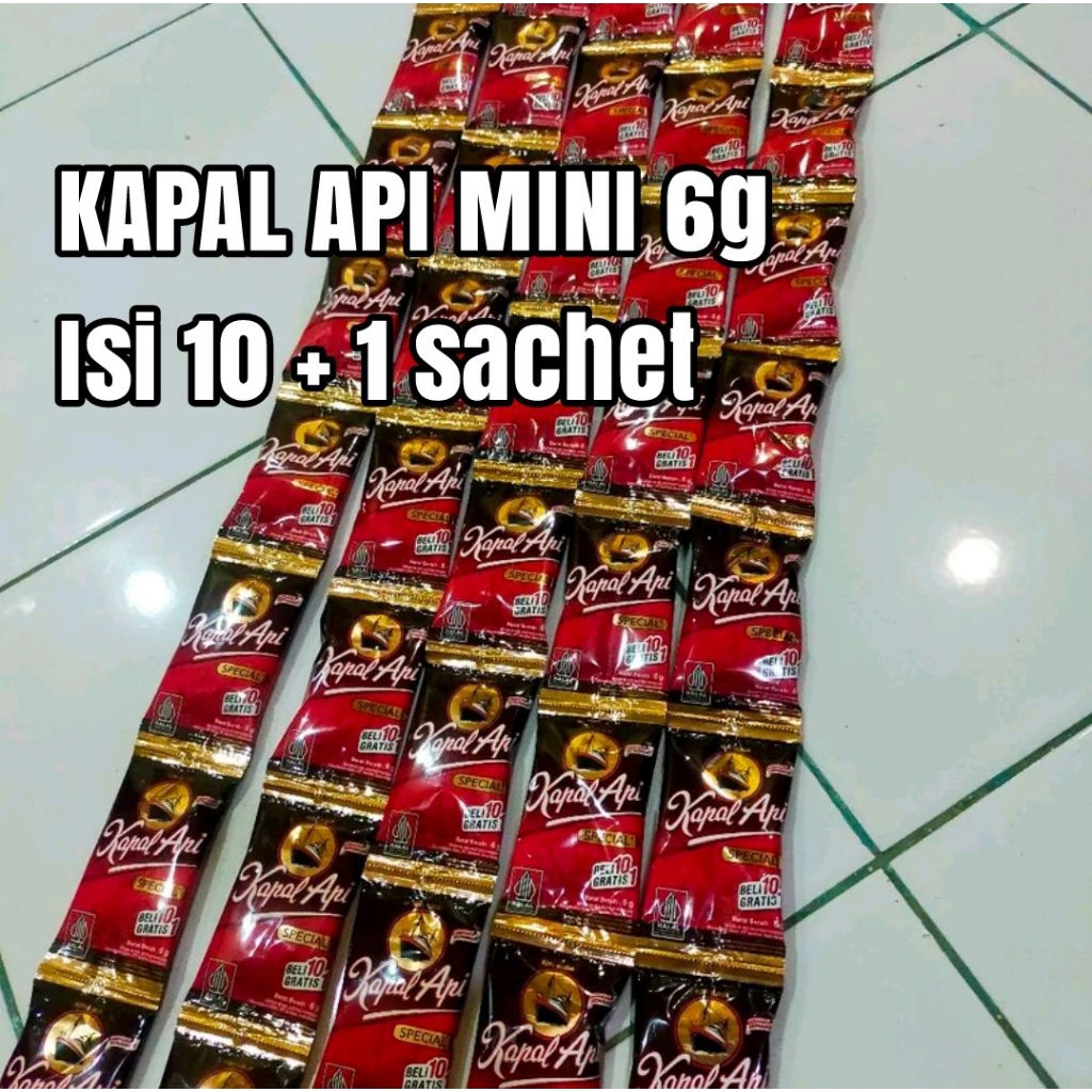 Jual Kapal Api Mini 1 renteng 10+1 sachet | Shopee Indonesia