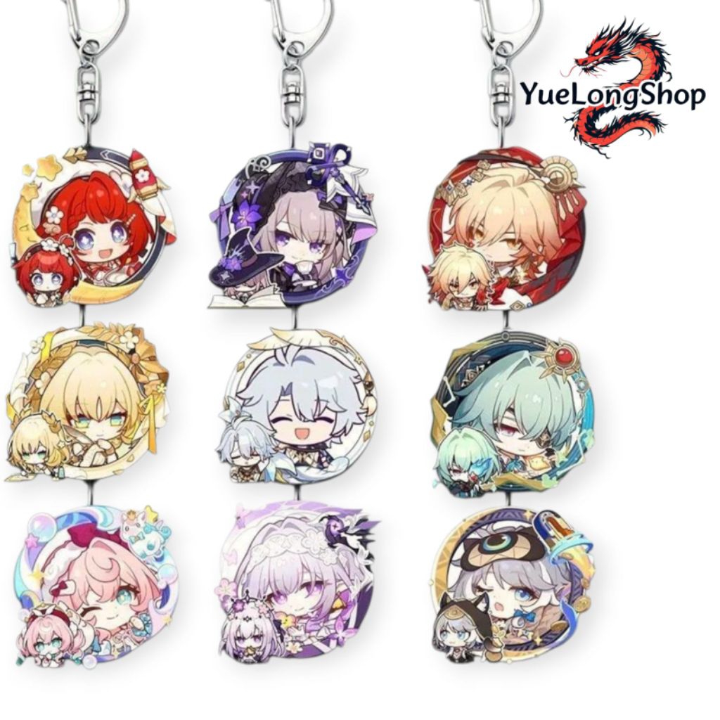 Jual YS Honkai Star Rail Keychain HSR Amphoreus Penacony Phainon ...
