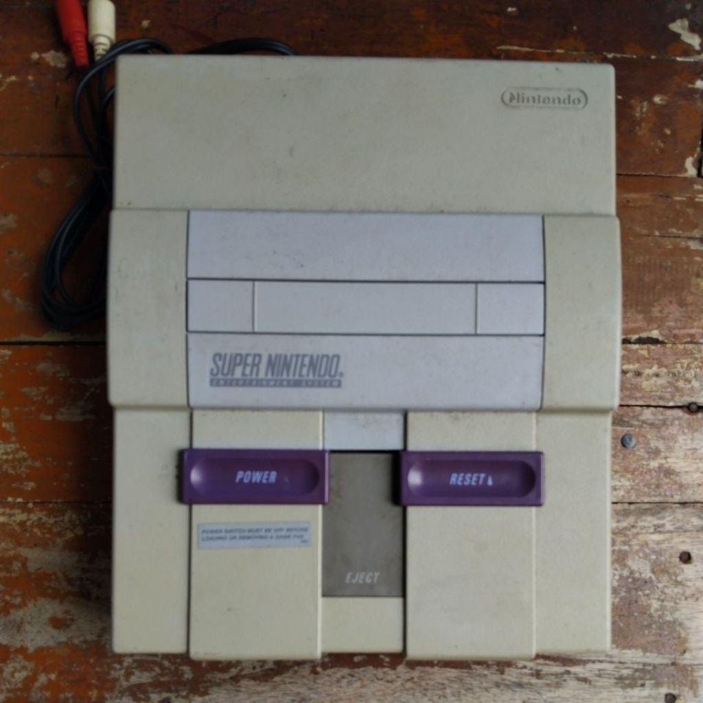 Jual MESIN CONSULE GAME SUPER NINTENDO SNES ORIGINAL | Shopee Indonesia