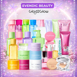 Ready Glad2Glow Skincare Blueberry Moisturizer | Sunscreen | Pomegrante Bright Serum | Centella Acne Serum | Soothing Toner | Acne Spot | Evendic Beauty