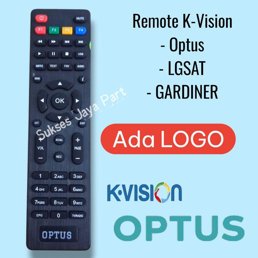 Jual Remote Receiver K-Vision Optus Original Logo K-Vision LGsat ...