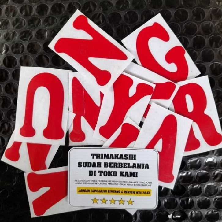 Jual Stiker cuting custom nama jualan grobak entalase kaca anti luntur ...