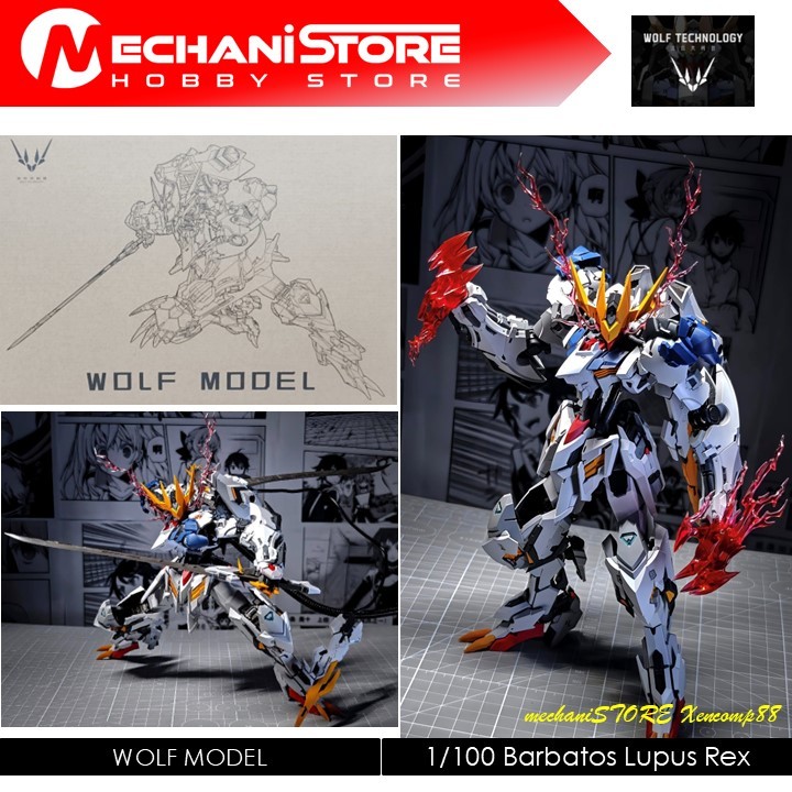 Jual WOLF Model MG 1/100 Barbatos Lupus Rex Model Kit | Shopee Indonesia