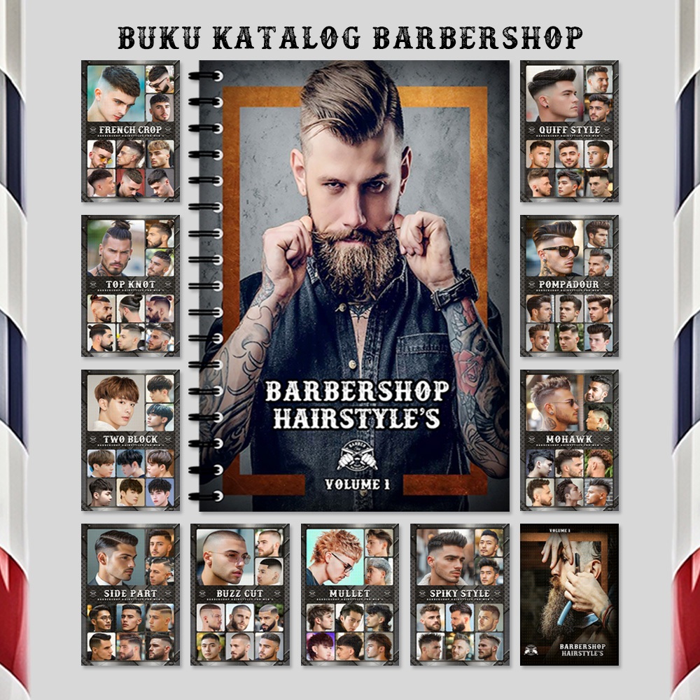 Jual Buku Model Rambut Pria Populer Buku Wajib Barbershop Pangkas ...