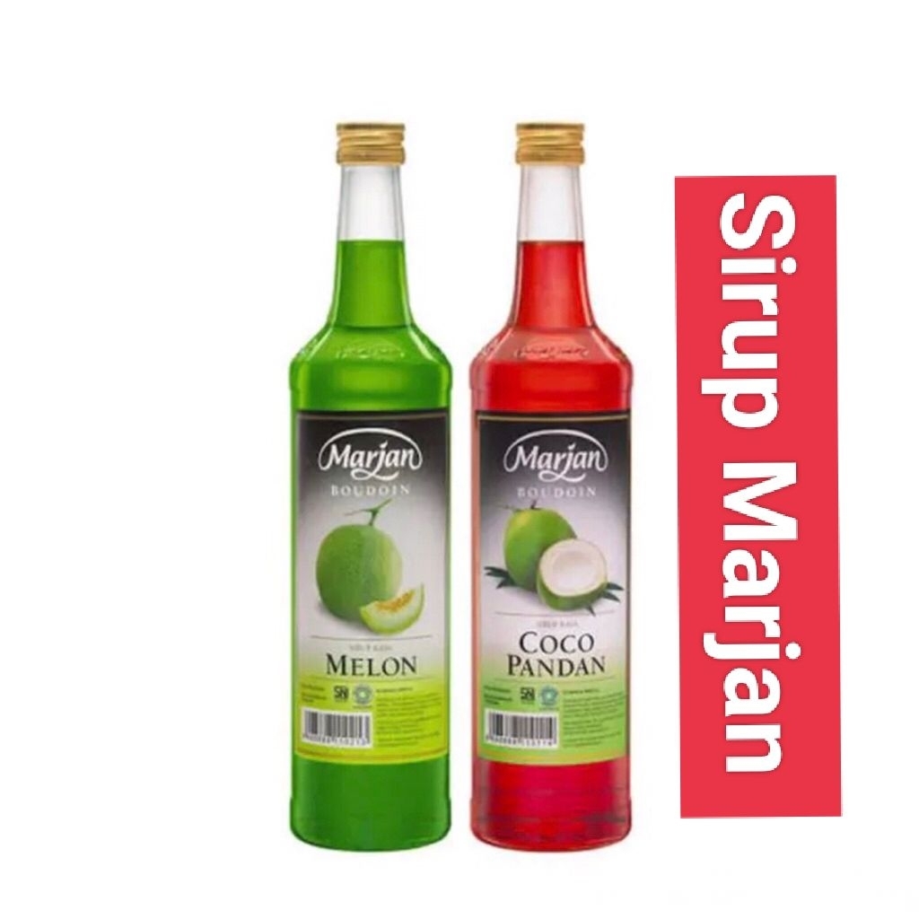 Jual Sirup Marjan Rasa Cocopandan 460ml - Rasa Murni, Tanpa Pengawet ...