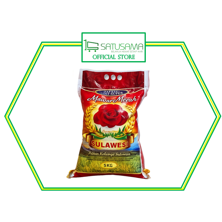 Jual BERAS MAWAR MERAH 5 KG | Shopee Indonesia