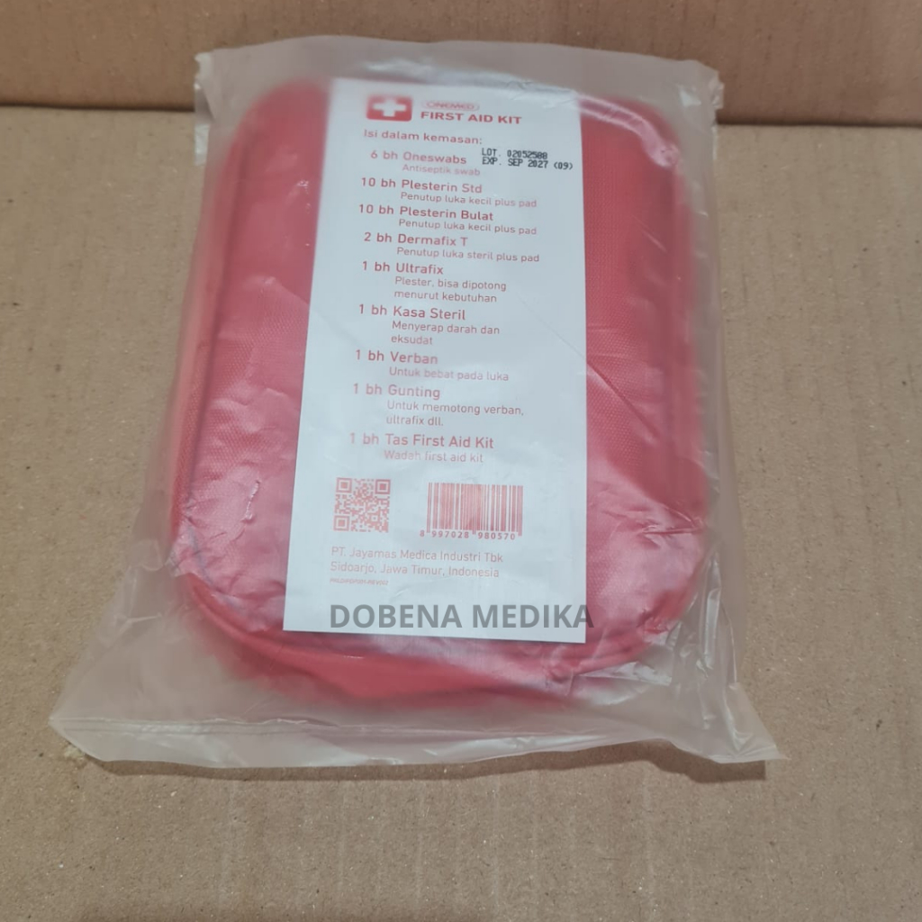 Jual OneMed First Aid Kit Bag Plus isi / Tas P3K Kecil / Tas PPPK Kecil ...