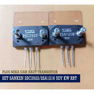 2x 2SC4418 O rank 500v 5A NPN Transistors TO220F SANKEN