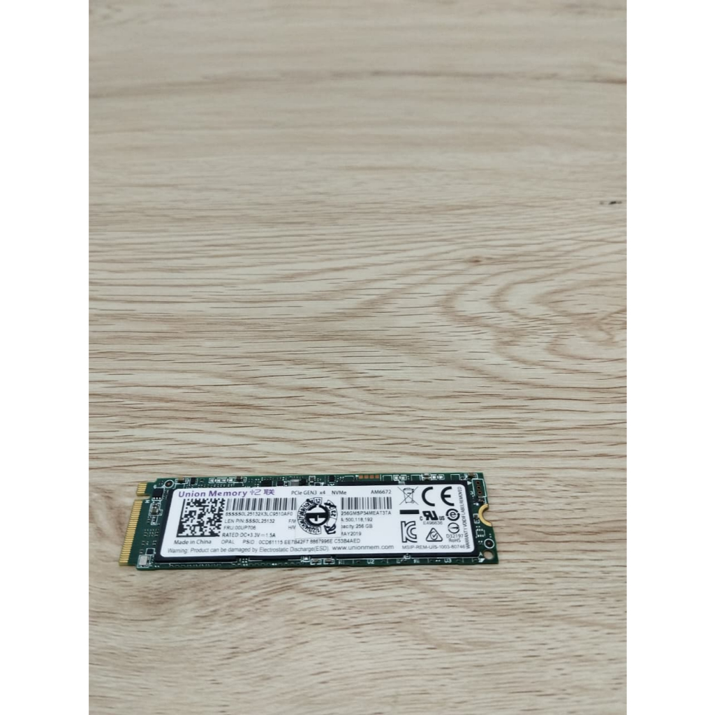 Jual SSD Union Copotan NVME 256GB 2280 | Sentinel 95% Up | Shopee Indonesia