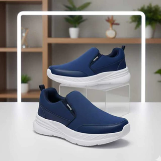 Sepatu Sneakers Slip On Zalvallo Pria Wanita
