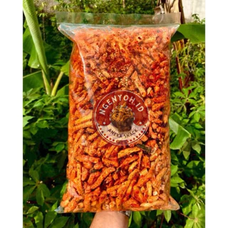 Basreng 1kg pedas daun jeruk cikruh wangi kriuk