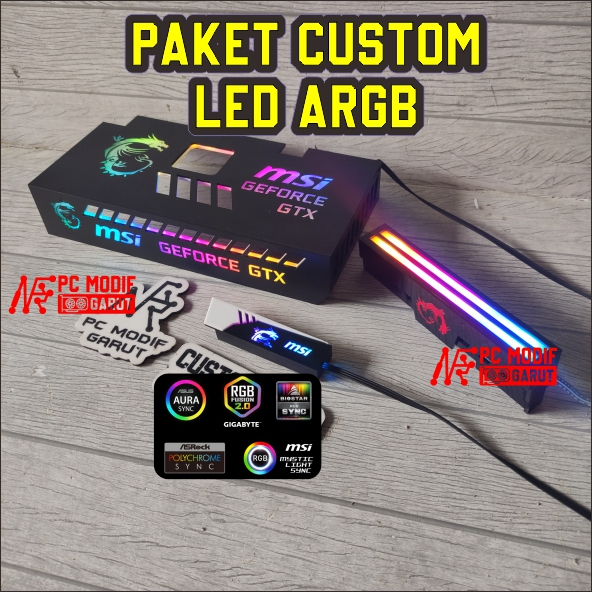 Jual custom akrilik pc gaming plat rgb custom ukuran ARGB LED | Shopee ...