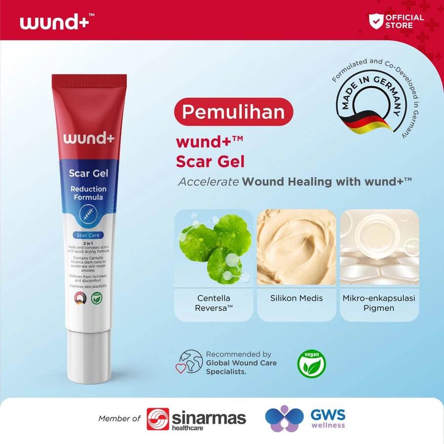 Jual Wund+ Scar Gel - Penghilang Bekas Luka / Parut / Keloid / Luka ...