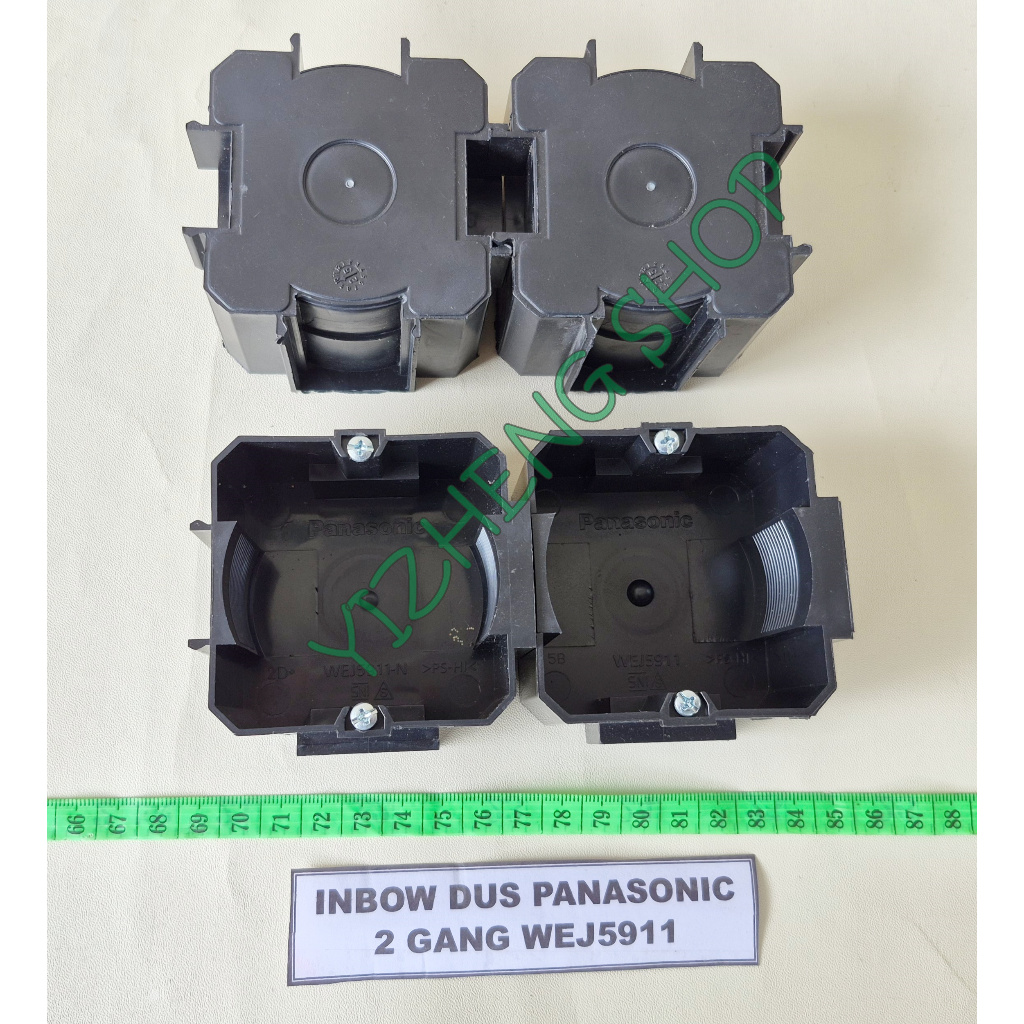 Jual INBOW DUS PANASONIC 2 GANG UNTUK SAKLAR DAN STOP KONTAK 2 GANG ...
