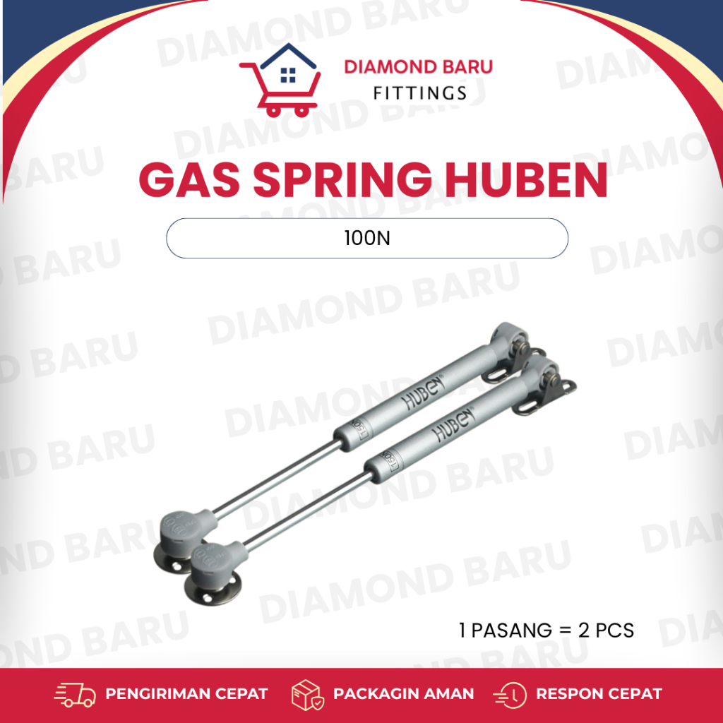 Jual Gas Spring Huben 100N Penutup Otomatis / Penahan Pintu Lemari ...