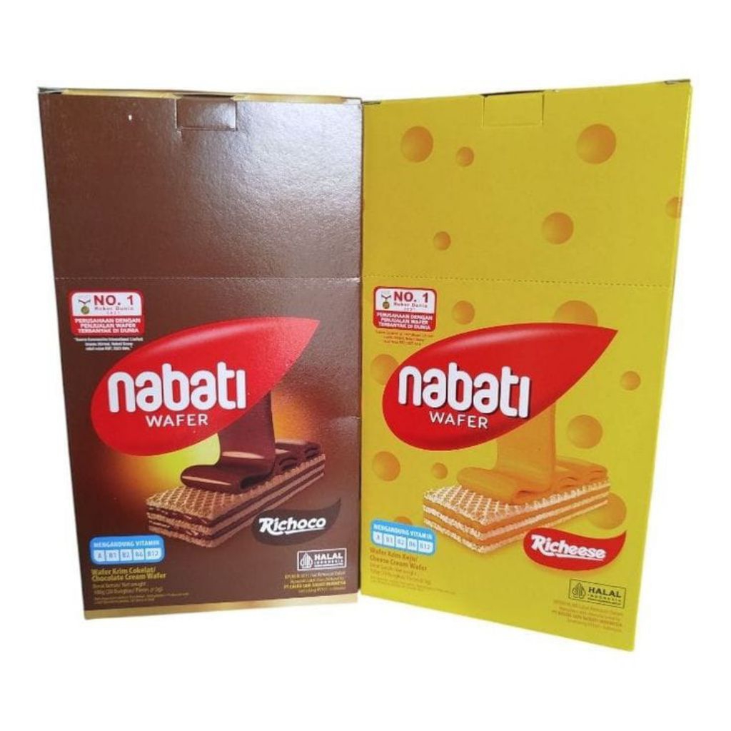 Jual [1 DUS] Nabati Wafer Richoco Richeese isi 12 box| per box isi ...