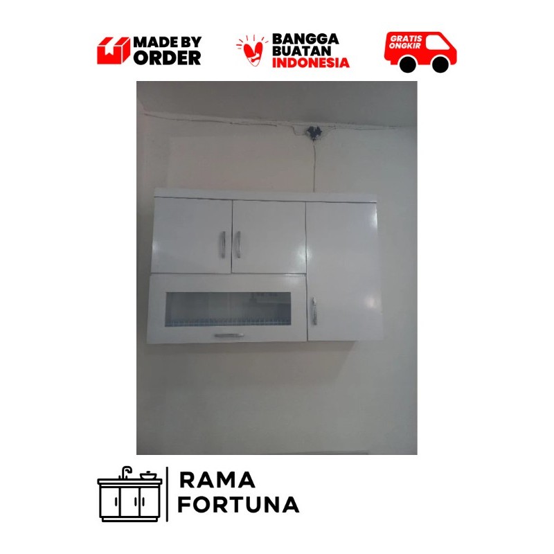 Jual [Rama Fortuna] KSA PROFIL3P Kitchen Set Atas Minimalis - Lemari ...