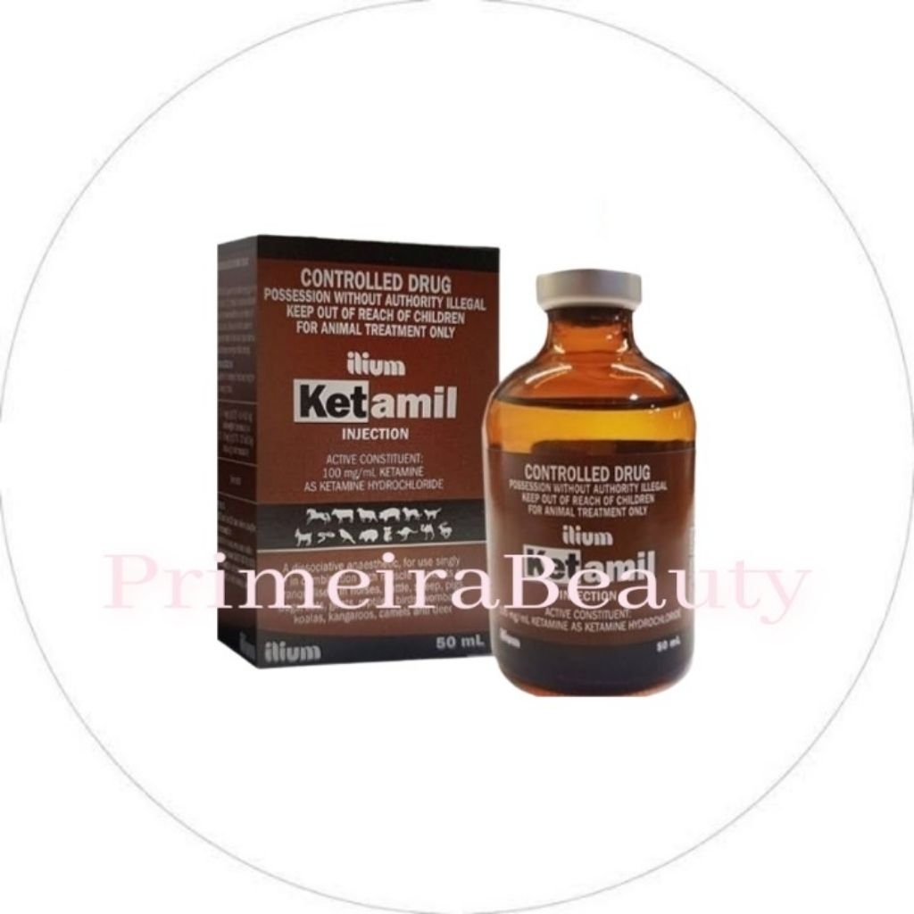 Jual KETAMIL ILIUM INJECTION 50 ML ASLI ORIGINAL OBAT UNTUK HEWAN ...
