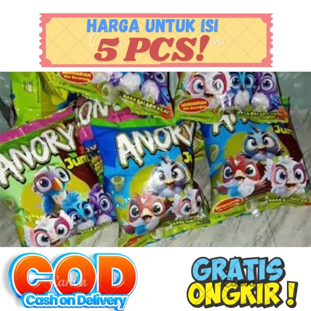 Jual Ciki Anory jumbo berhadiah uang tunai - Ciki berhadiah uang (ISI 5 ...