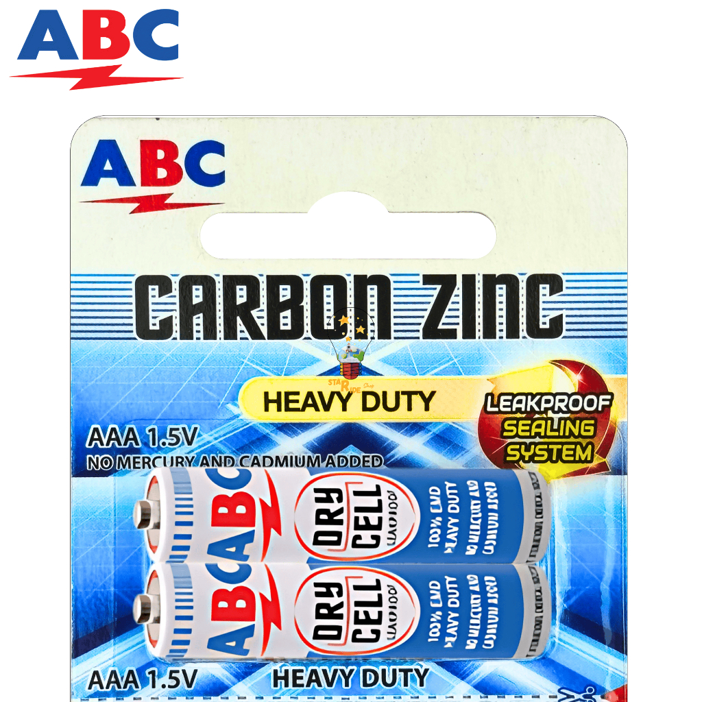 Jual ABC Baterai Carbon Zinc Battery General Purpose Dry Cell Ukuran ...
