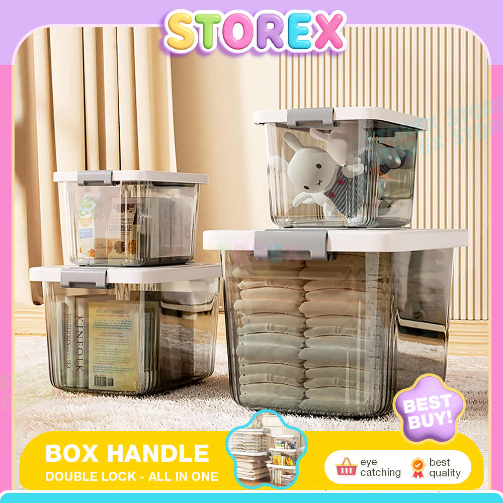 Jual Storex Container Box Set 4 Pcs Storage Box Organizer Kotak ...
