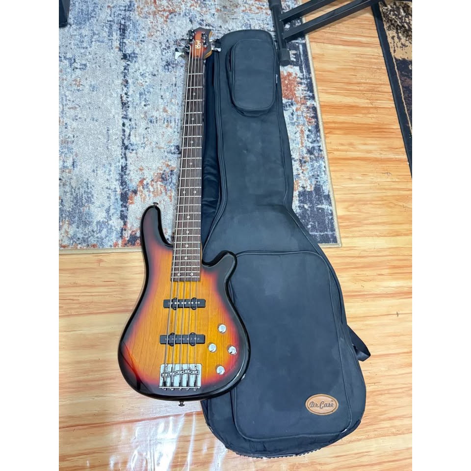 Jual Cort V5 Plus Sunburst 5 Strings + Dr Case | Shopee Indonesia