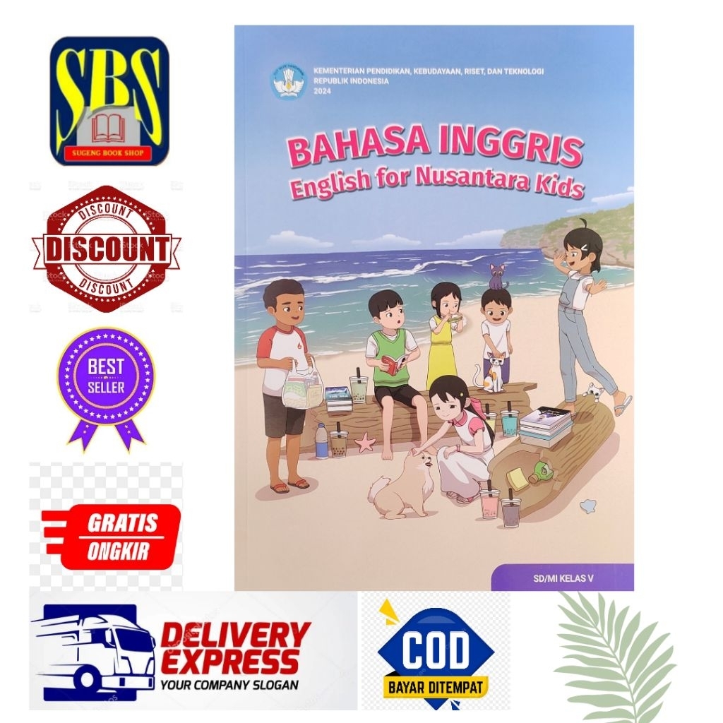 Jual Buku BAHASA INGGRIS SD Kelas 5 English For Nusantara KIDS KURMER ...