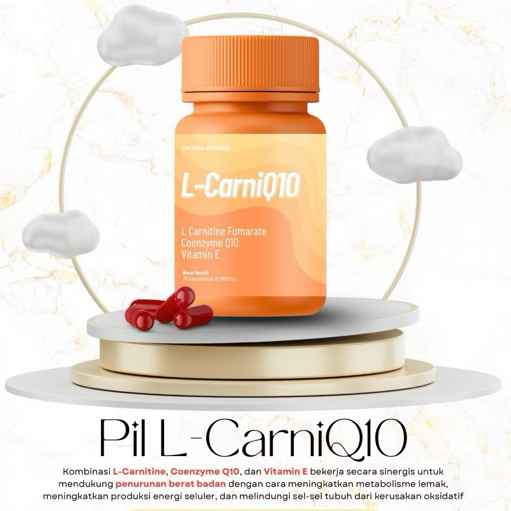 Jual L-carniq10 suplemen l carnitine dan coenzyme q10