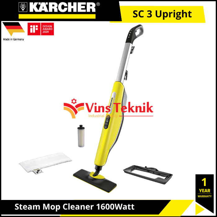 Jual KARCHER SC 3 Upright Mesin Pembersih Uap Steam Mop Cleaner SC3 ...