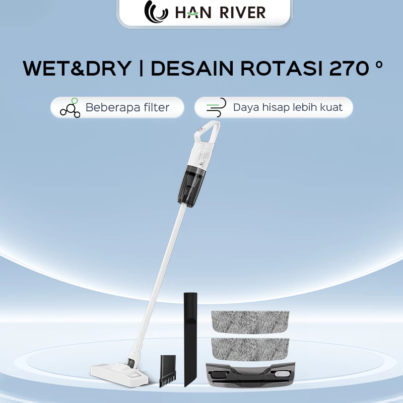 HAN RIVER Vacuum Cleaner Hisap Dan Pel Terintegrasi Vacuum Cleaner Penyedot Debu - foto 1