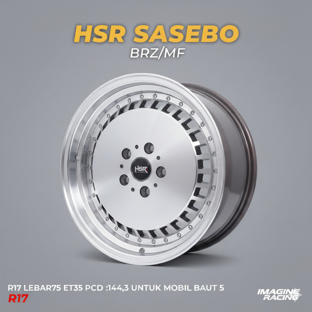 Jual VELG R17 RALLY LOOK HSR SASEBO COCOK UNTUK XTRAIL INOVA RUSH ...