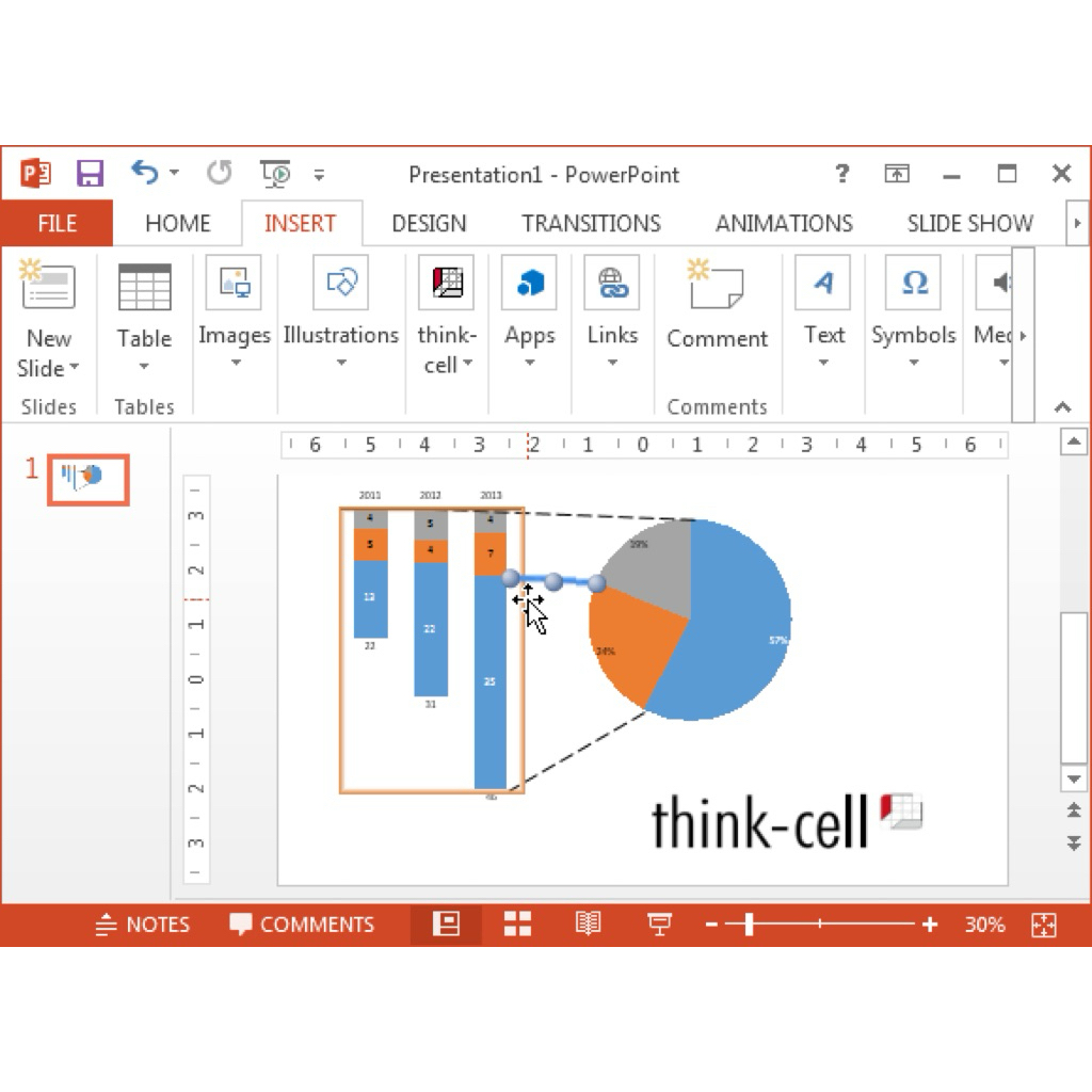 Jual think-cell 12- think cell 1 tahun untuk Powerpoint & Excell - 13 ...