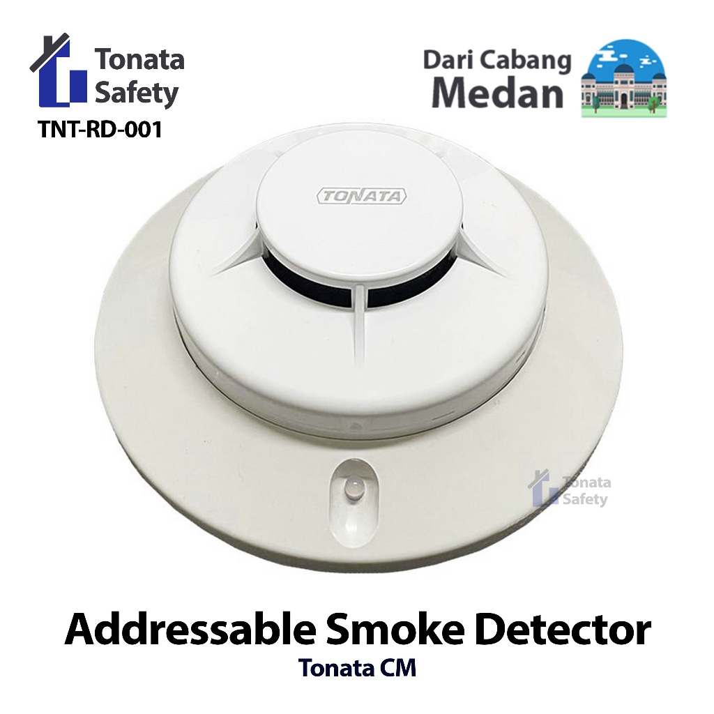 Jual Full Addressable Smoke Detector Photoelectric Tonata CM | Shopee ...