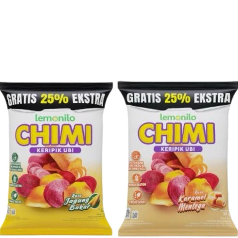 Jual LEMONILO Chimi Keripik Ubi Jagung Bakar Balado Snack Cemilan Diet ...