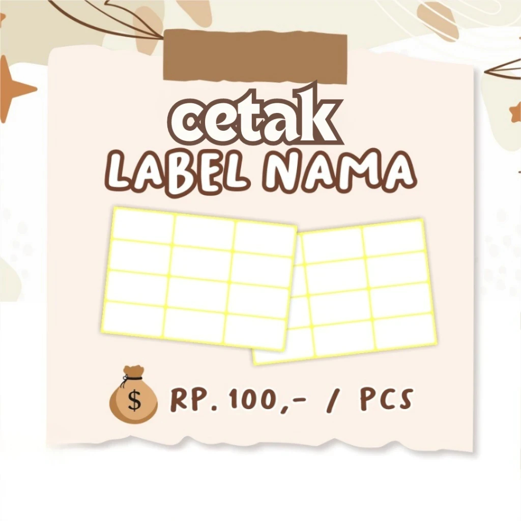 Jual CETAK LABEL UNDANGAN - LABEL UNDANGAN 103 - STIKER UNDANGAN ...