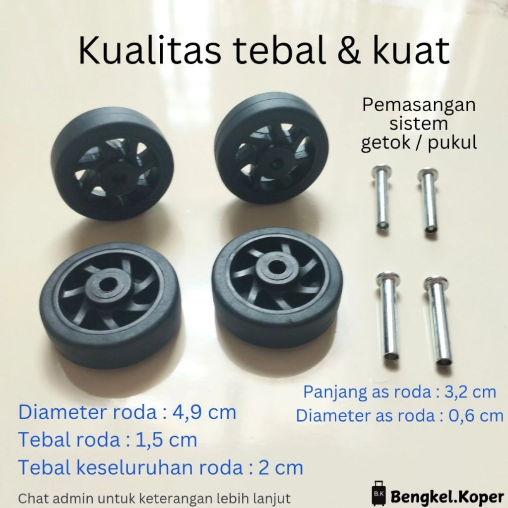 Jual RODA KOPER SINGLE / RODA KOPER UNIVERSAL / RODA PENGGANTI UNTUK ...