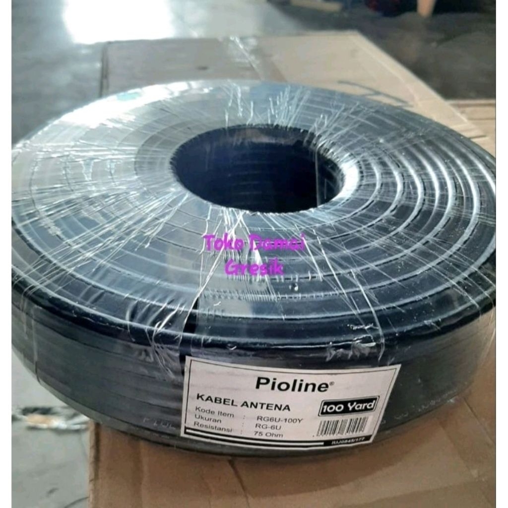 Jual KABEL ANTENA TV DIGITAL 100 METER PIOLINE / KABEL ANTENA 5C 100 ...
