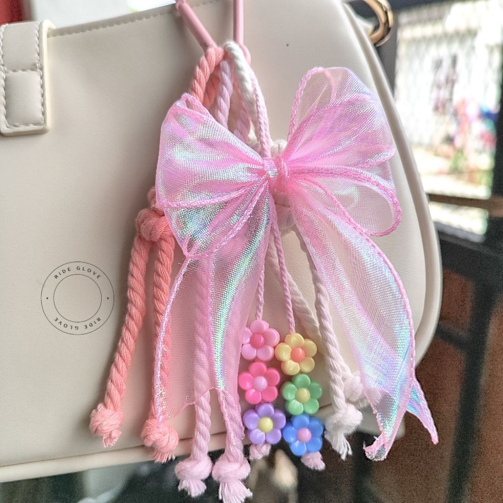 Jual Bag Charm Pita Keychain Lucu Gantungan Kunci dan Tas Tali Macrame ...