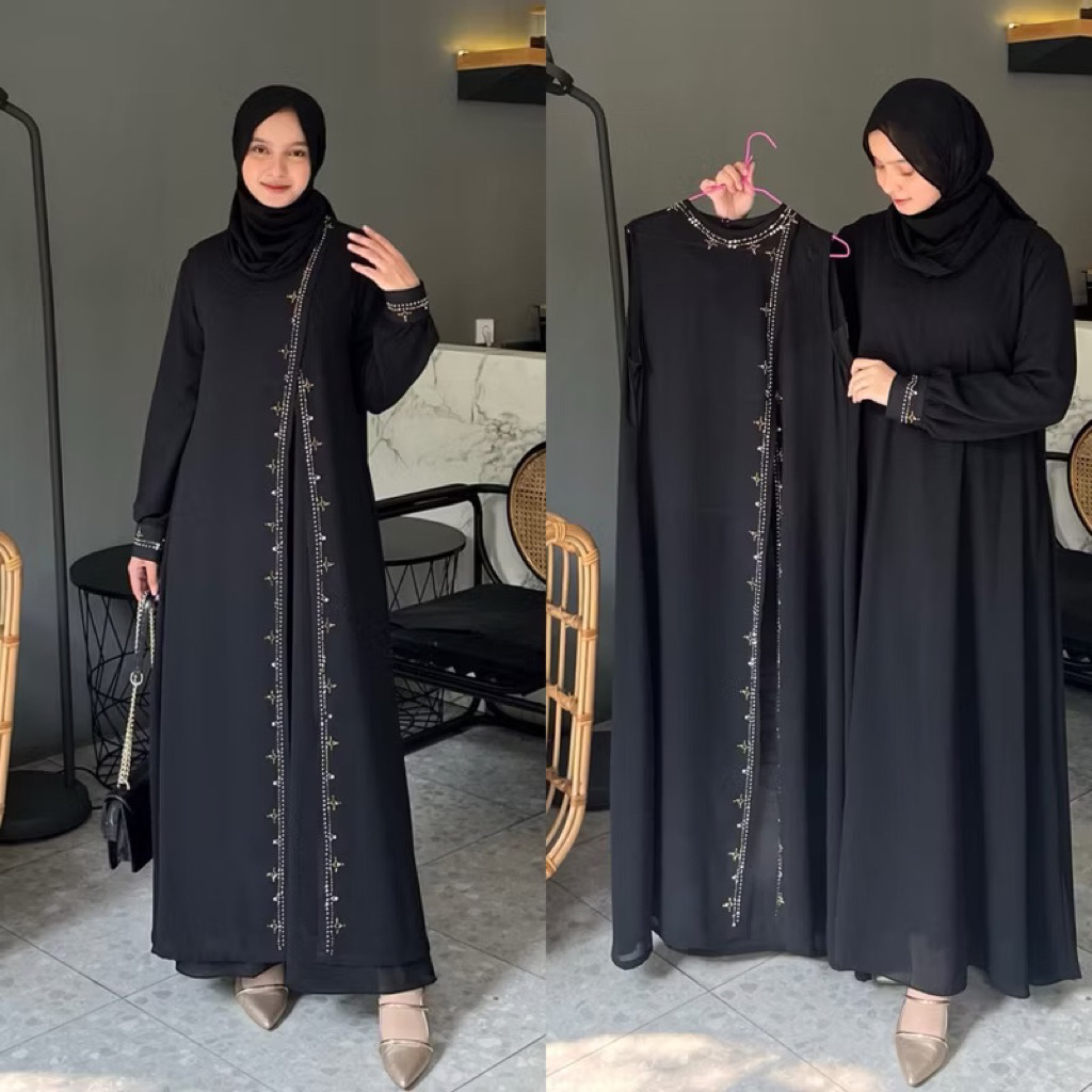 Jual COD SIZE M L XL NATASYA DRESS BEST SELLER FASHION MUSLIM / INNER ...