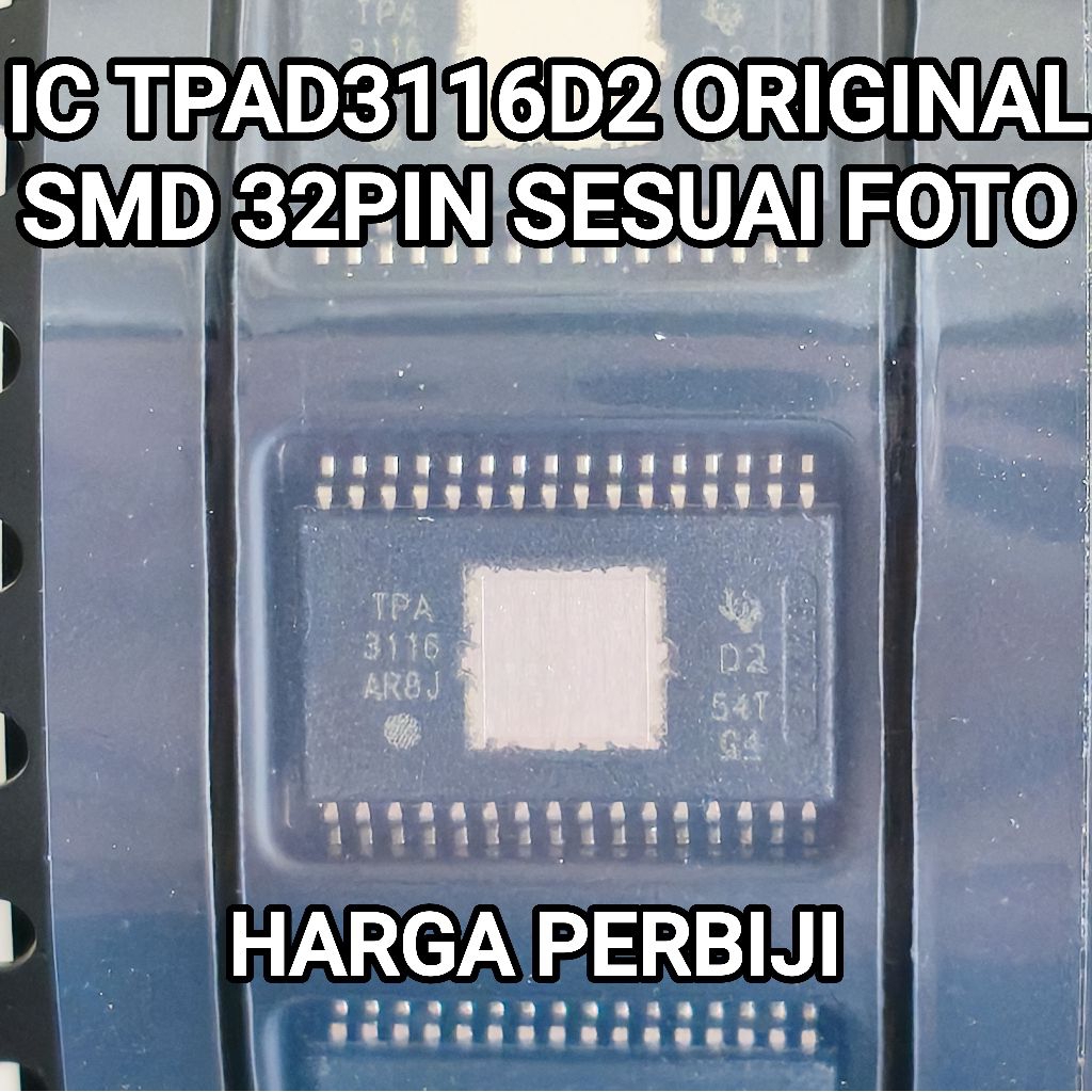 Jual IC TPA3116 TPA3116D2 SMD TPA 3116 TPA 3116D2 CLASS D | Shopee ...
