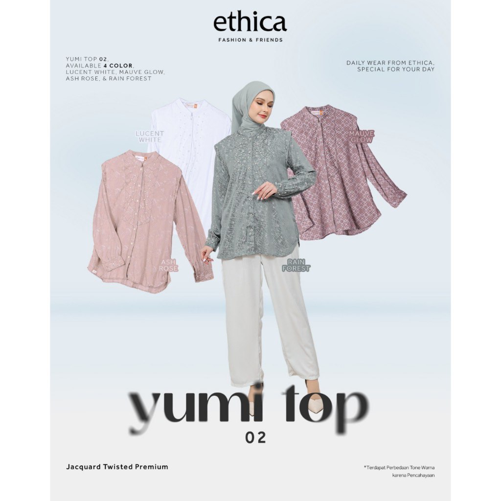 Jual TUNIK CASUAL ATASAN YUMI TOP 02 BY ETHICA | Shopee Indonesia