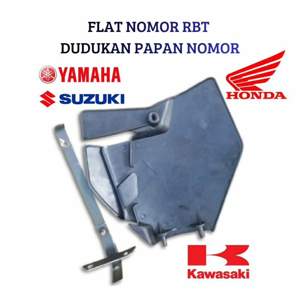 Jual PAKET KOMPLIT DUDUKAN FLAT+PAPAN NOMOR RBT UNTUK SEMUA JENIS MOTOR ...