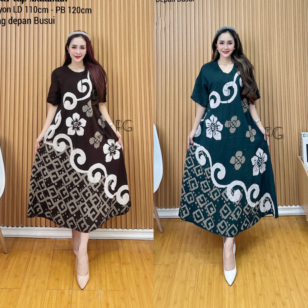 Daster Twill Rayon Super Lengan Pendek