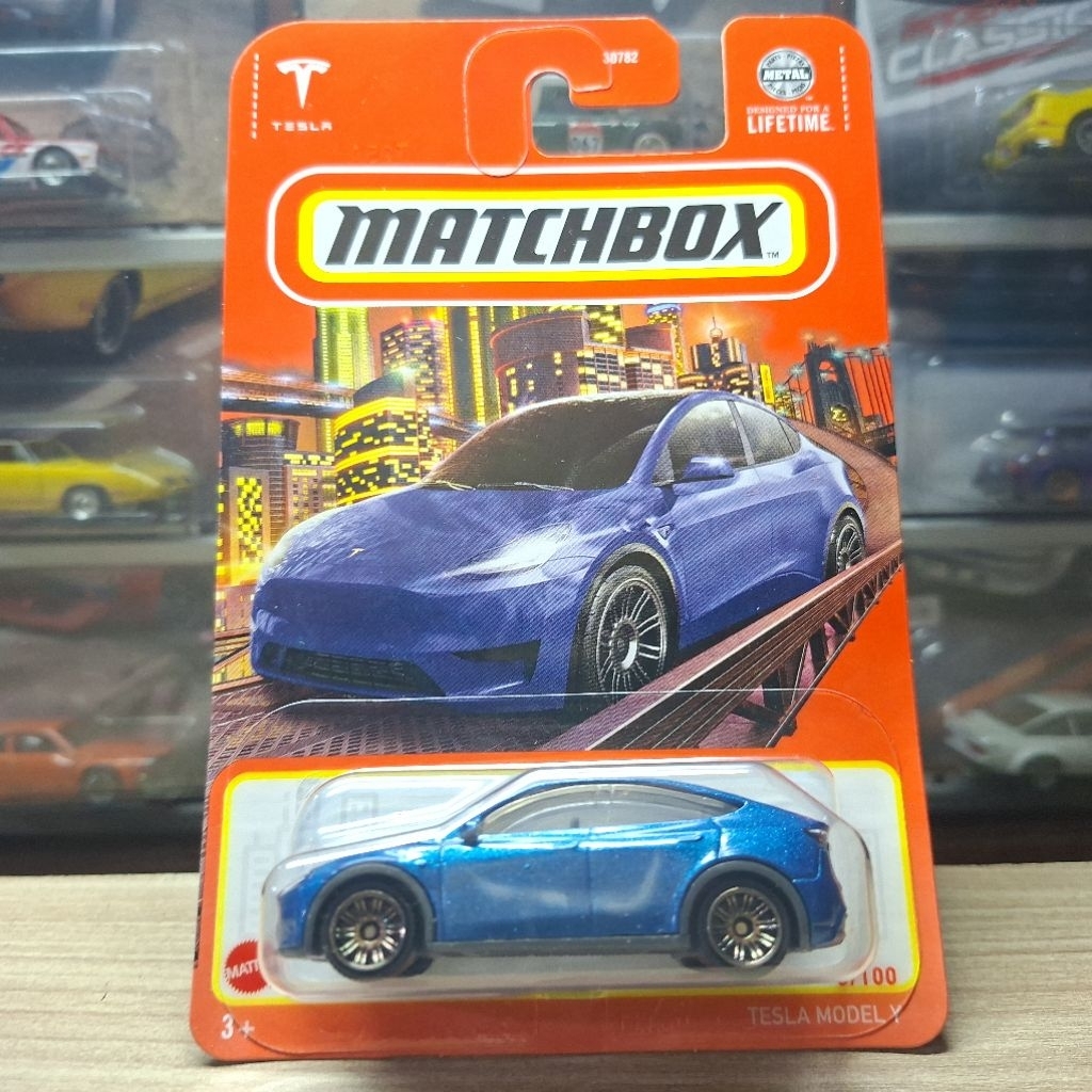Jual Matchbox Tesla Model Y Blue - 93AL - Matchbox Original - Mainan ...