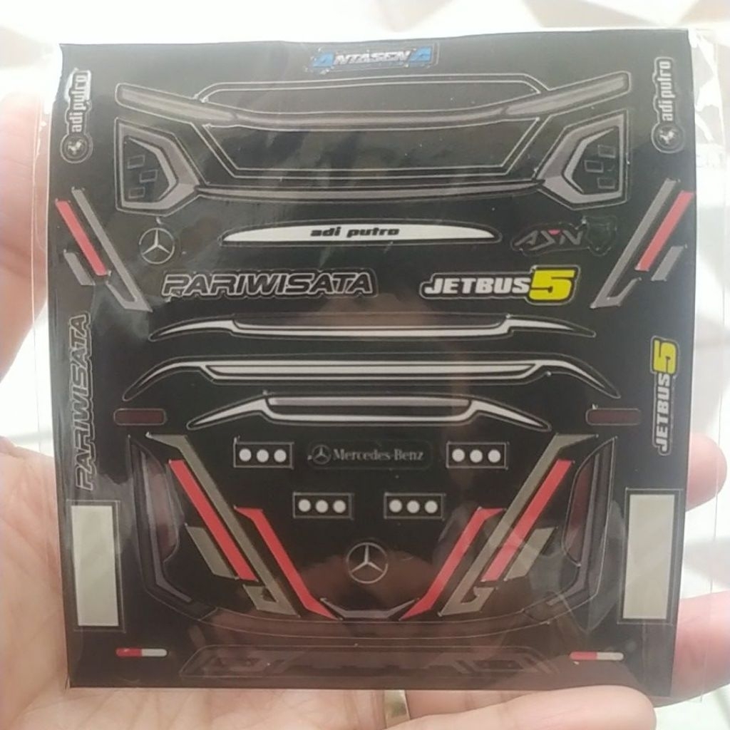 Jual Stiker HeadLamp JB 5 Miniatur Bus RKC | Shopee Indonesia