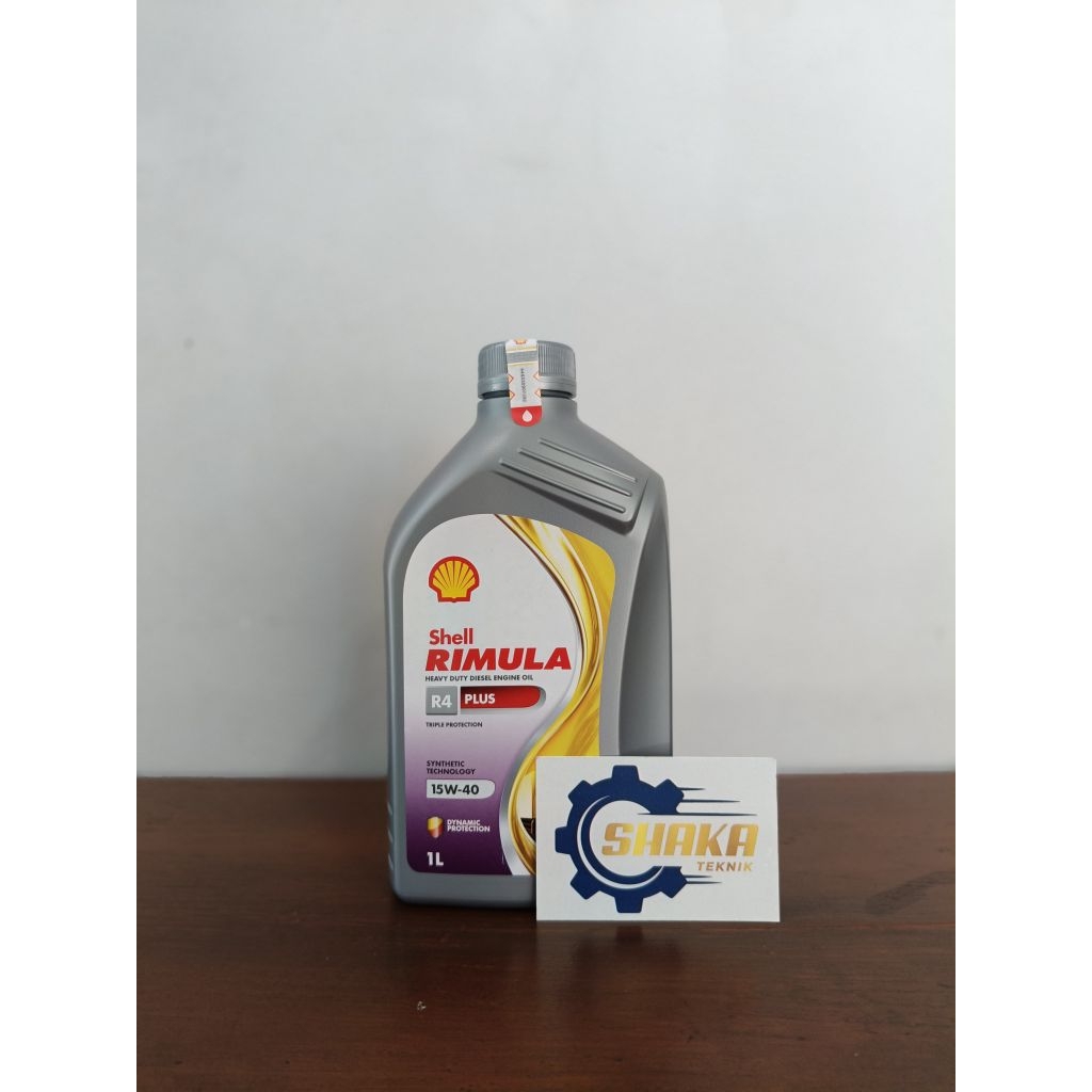 Jual OLI SHELL RIMULA R4 PLUS 1L | 15W - 40 ORIGINAL / ASLI | Shopee ...