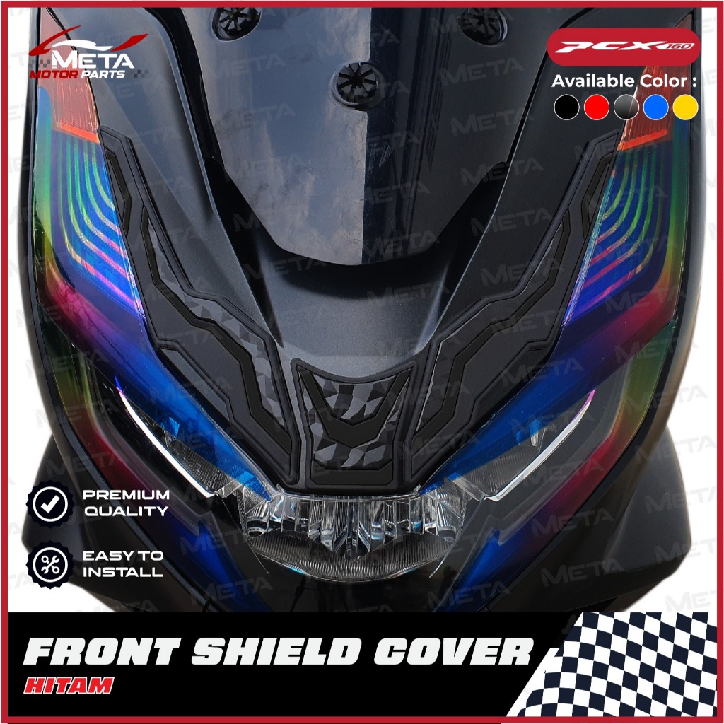Jual Front Shield Cover Motor PCX 160 Model Rubber/Karet | Shopee Indonesia