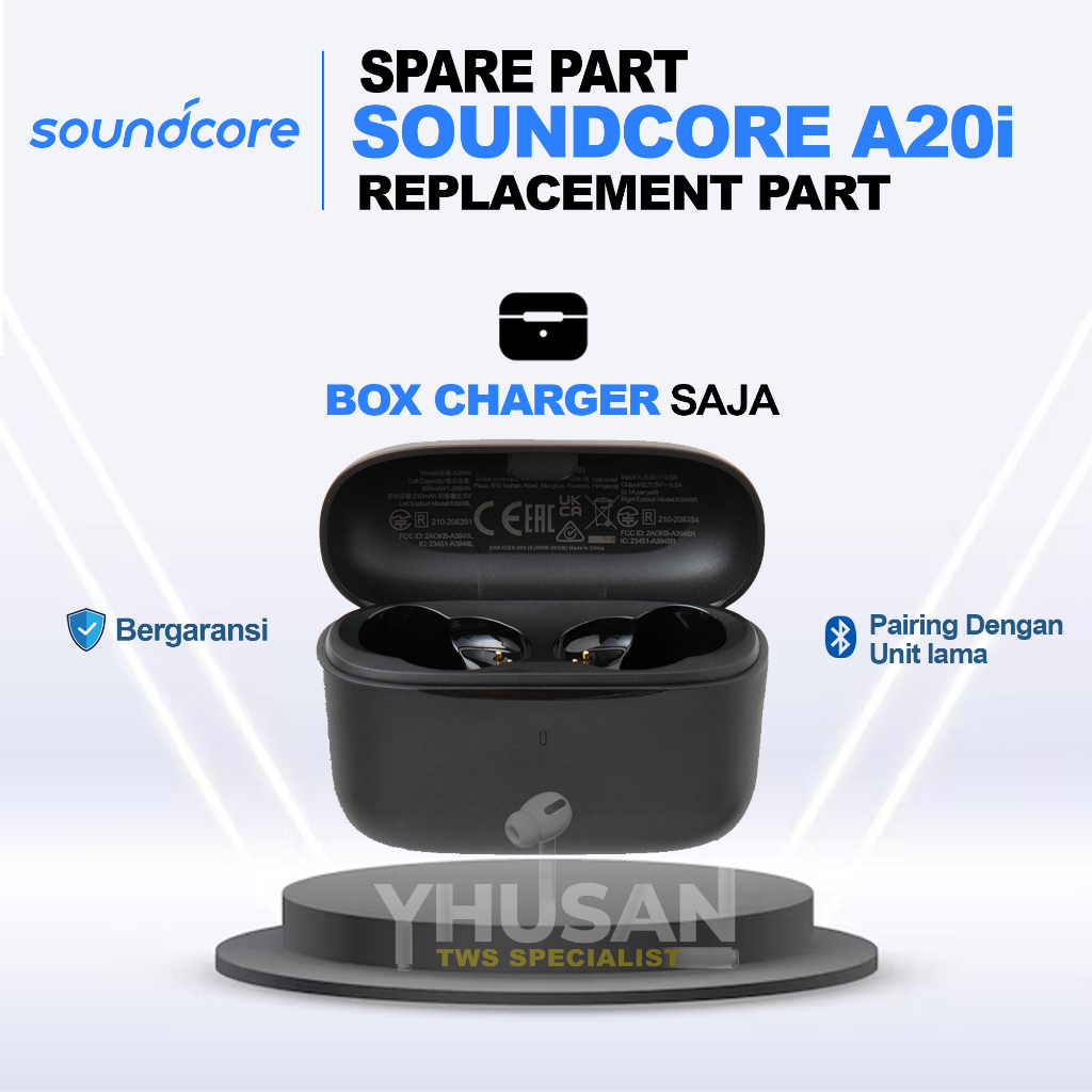 Jual [SPAREPART] Tws Soundcore A20i Earbuds Saja Box Charger
